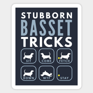Stubborn Basset Hound Tricks - Dog Training Magnet